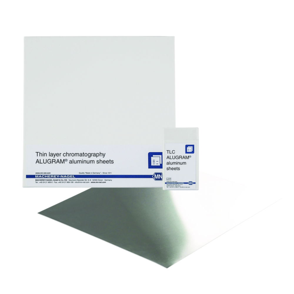 RP-18 W/UV254 oktadecylom modifikované nanokremičitanové vrstvy na HPTLC