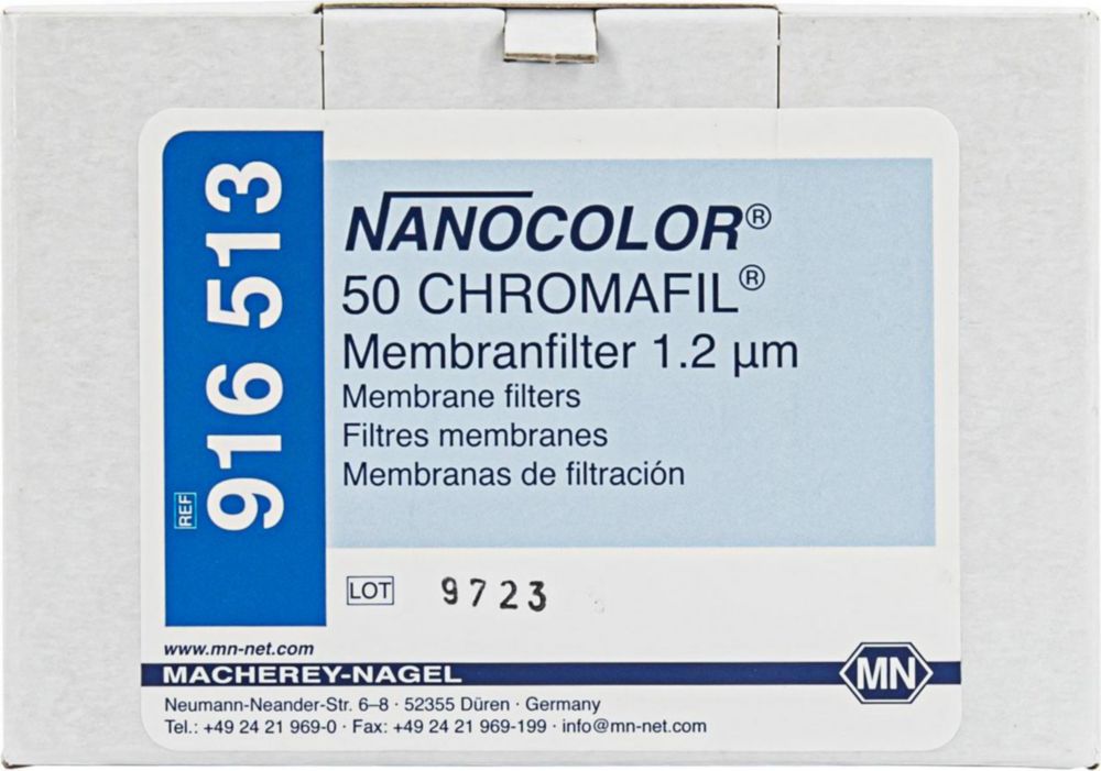 Príslušenstvo <sup>NANOCOLOR®</sup>, membránová filtrácia