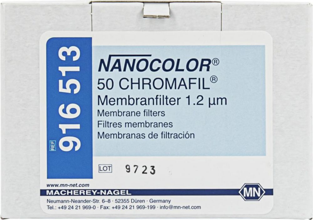 Príslušenstvo <sup>NANOCOLOR®</sup>, membránová filtrácia