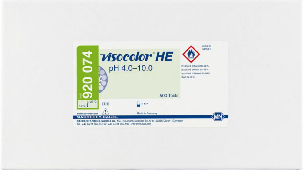 Testovacie súpravy <i><sup>VISOCOLOR®HE</sup> na </i>analýzu vody