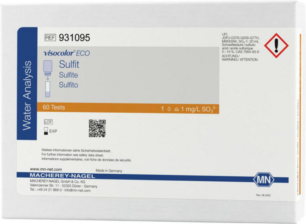 Testovacie súpravy <i><sup>VISOCOLOR®ECO</sup> na </i>analýzu vody