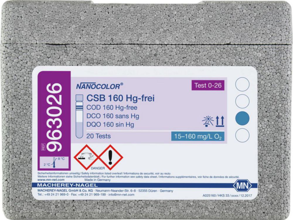 Skúmavky <sup>NANOCOLOR® </sup>COD