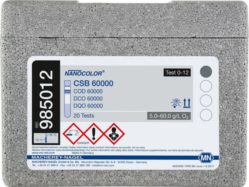 Skúmavky <sup>NANOCOLOR® </sup>COD
