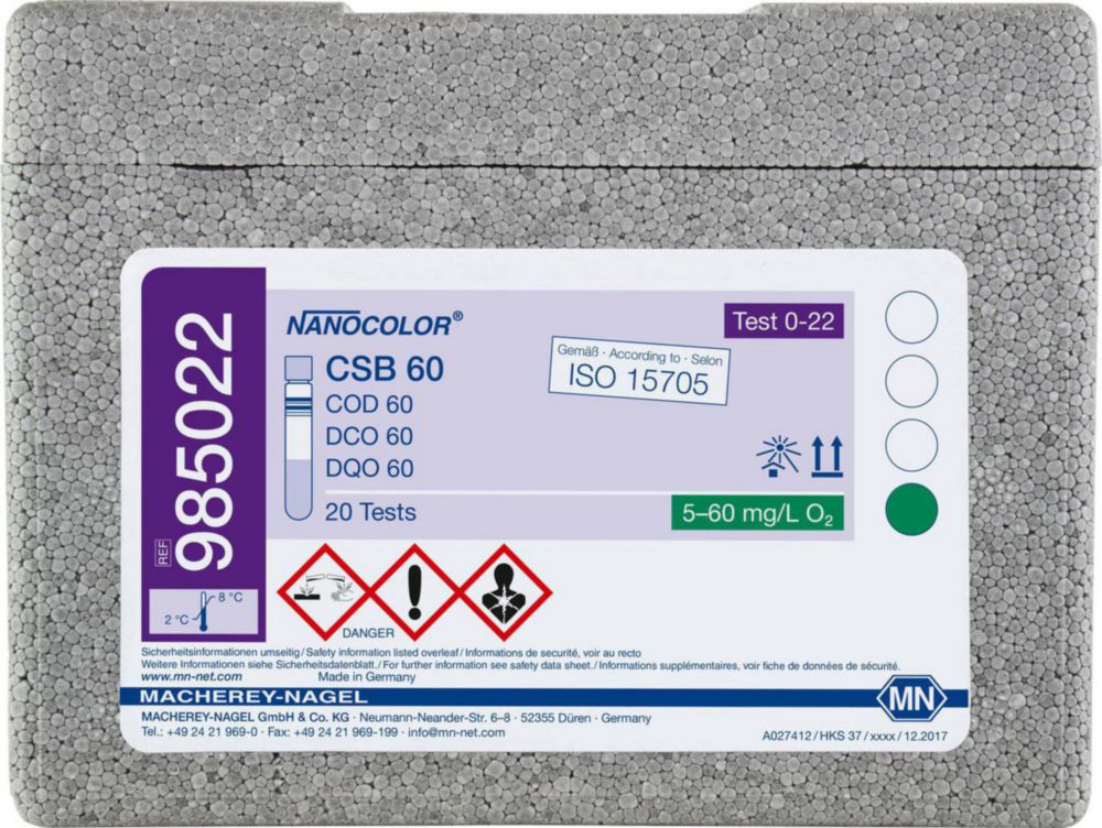 Skúmavky <sup>NANOCOLOR® </sup>COD