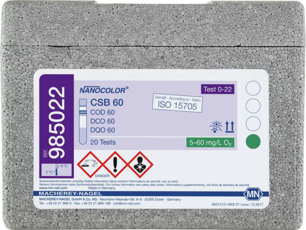Skúmavky <sup>NANOCOLOR® </sup>COD