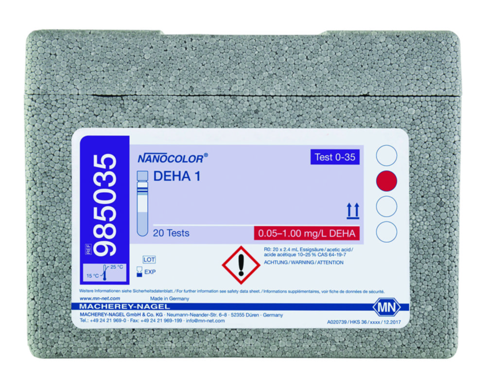 Skúmavky <sup>NANOCOLOR® </sup>DEHA
