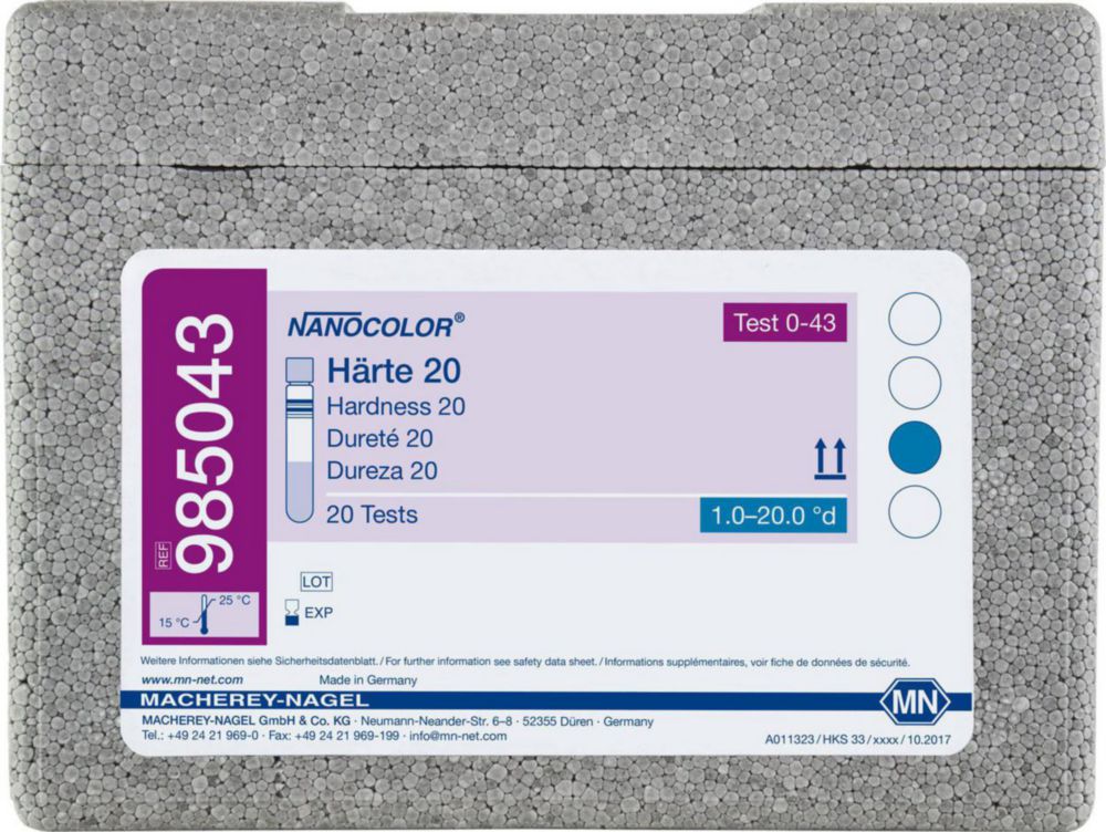 Skúšky tvrdosti <sup>NANOCOLOR® </sup>