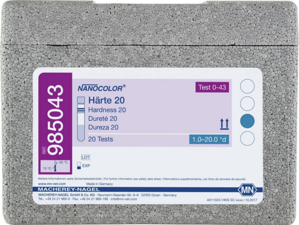 Skúšky tvrdosti <sup>NANOCOLOR® </sup>