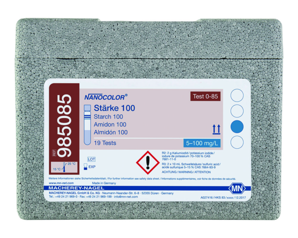 Skúmavky <sup>NANOCOLOR® </sup>Starch