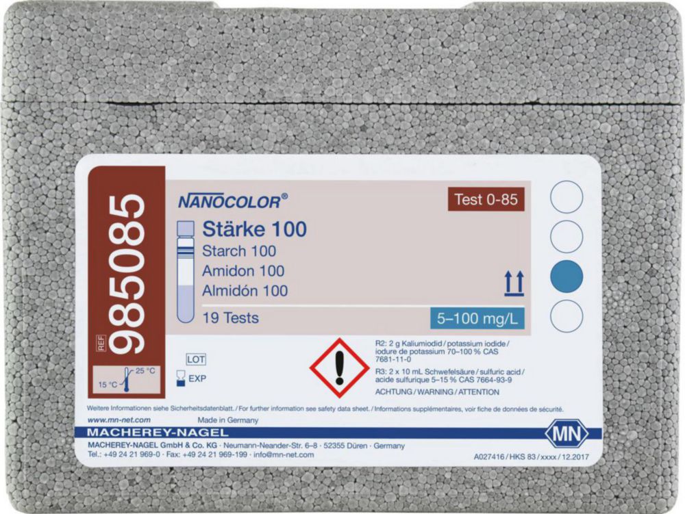 Skúmavky <sup>NANOCOLOR® </sup>Starch