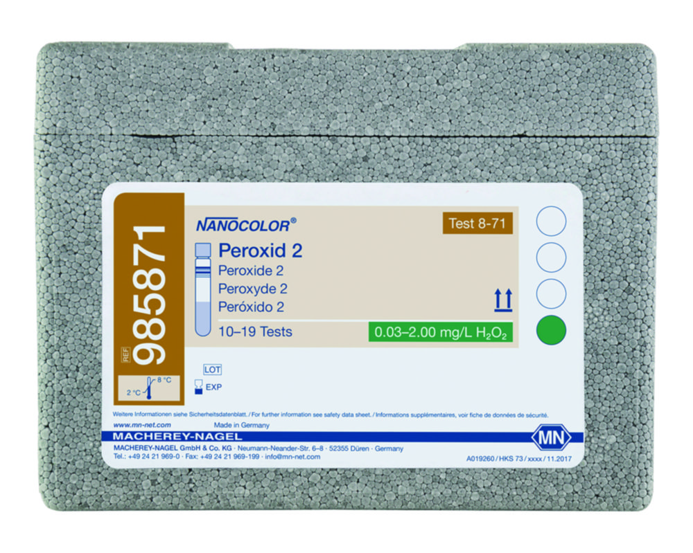 Testy na skúmavkách <sup>NANOCOLOR® </sup>Peroxide