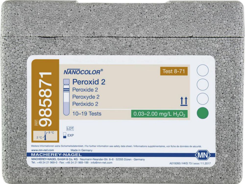 Testy na skúmavkách <sup>NANOCOLOR® </sup>Peroxide