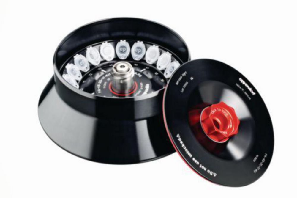 Rotory s pevným uhlom pre odstredivky 5910 Ri / 5920 R, vrátane. <sup>QuickLock®</sup> veko rotora
