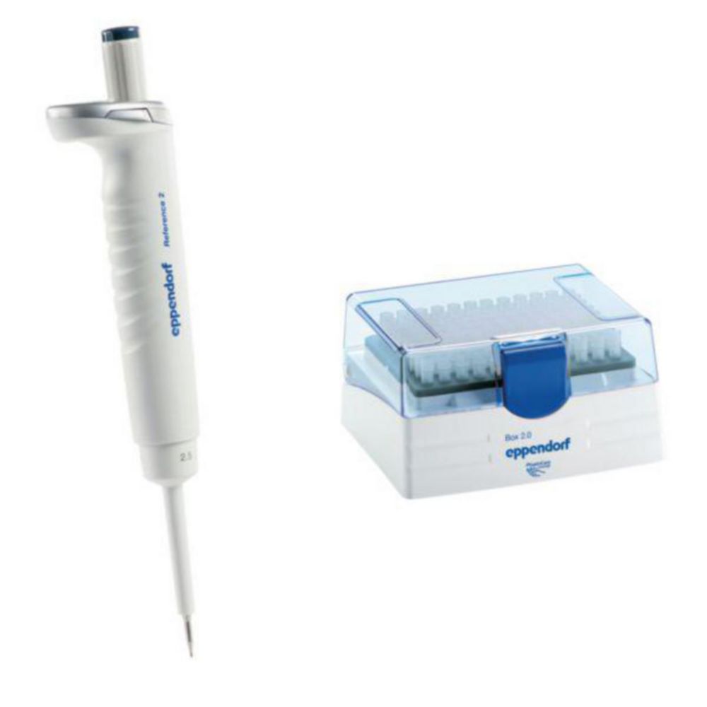 Jednokanálové mikrolitrové pipety Eppendorf <sup>Reference®</sup> 2 (všeobecný laboratórny produkt), variabilné