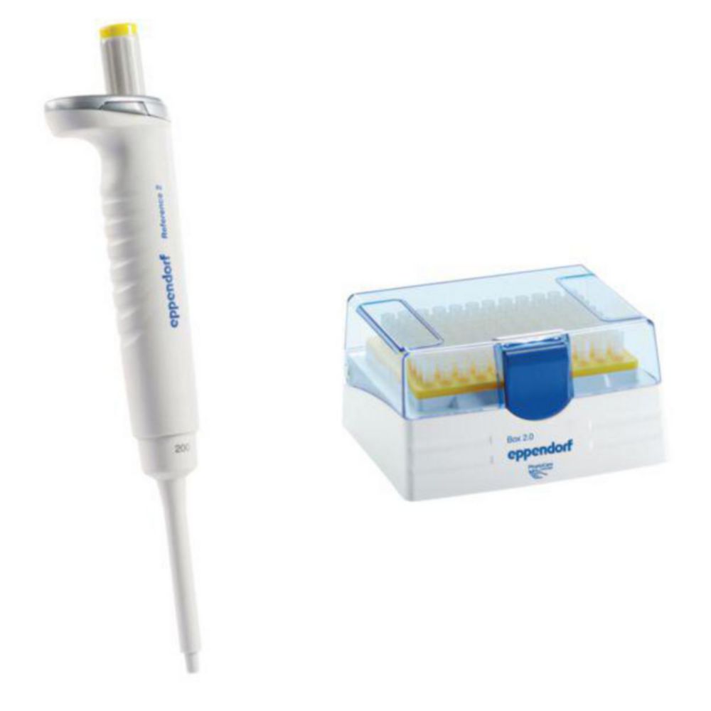 Jednokanálové mikrolitrové pipety Eppendorf <sup>Reference®</sup> 2 (všeobecný laboratórny produkt), variabilné
