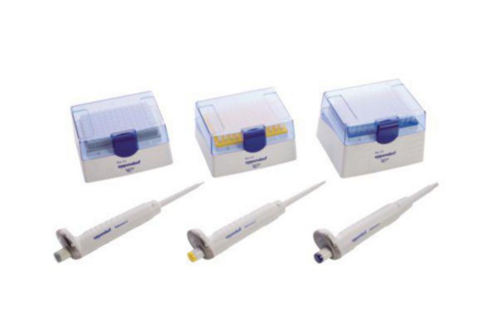 Jednokanálové mikrolitrové pipety <sup>epReference®</sup> 2 (všeobecný laboratórny produkt), 3 balenia