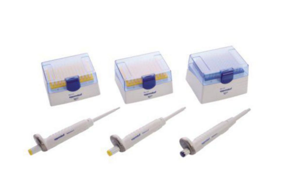 Jednokanálové mikrolitrové pipety <sup>epReference®</sup> 2 (všeobecný laboratórny produkt), 3 balenia