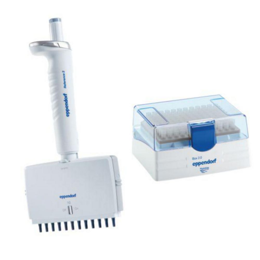 Viackanálové mikrolitrové pipety Eppendorf <sup>Reference®</sup> 2 (všeobecný laboratórny produkt), variabilné