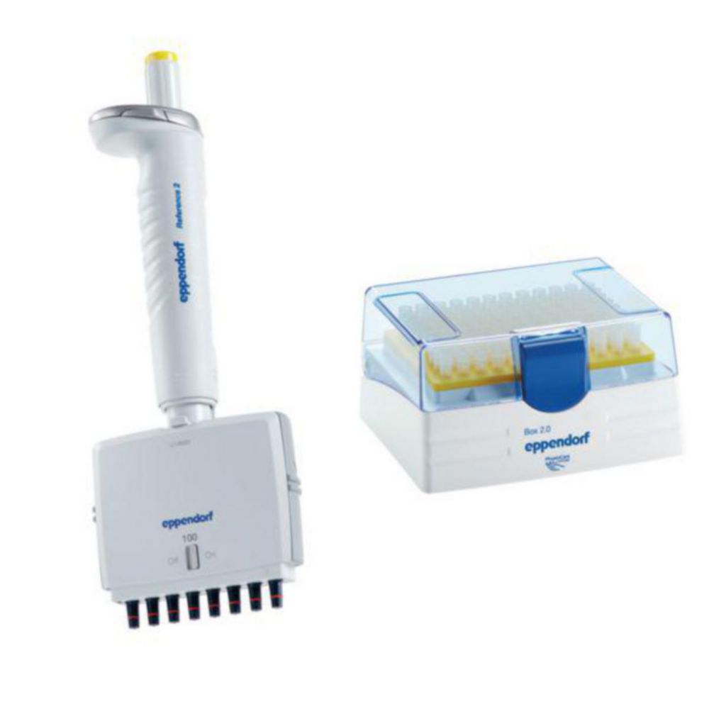 Viackanálové mikrolitrové pipety Eppendorf <sup>Reference®</sup> 2 (všeobecný laboratórny produkt), variabilné