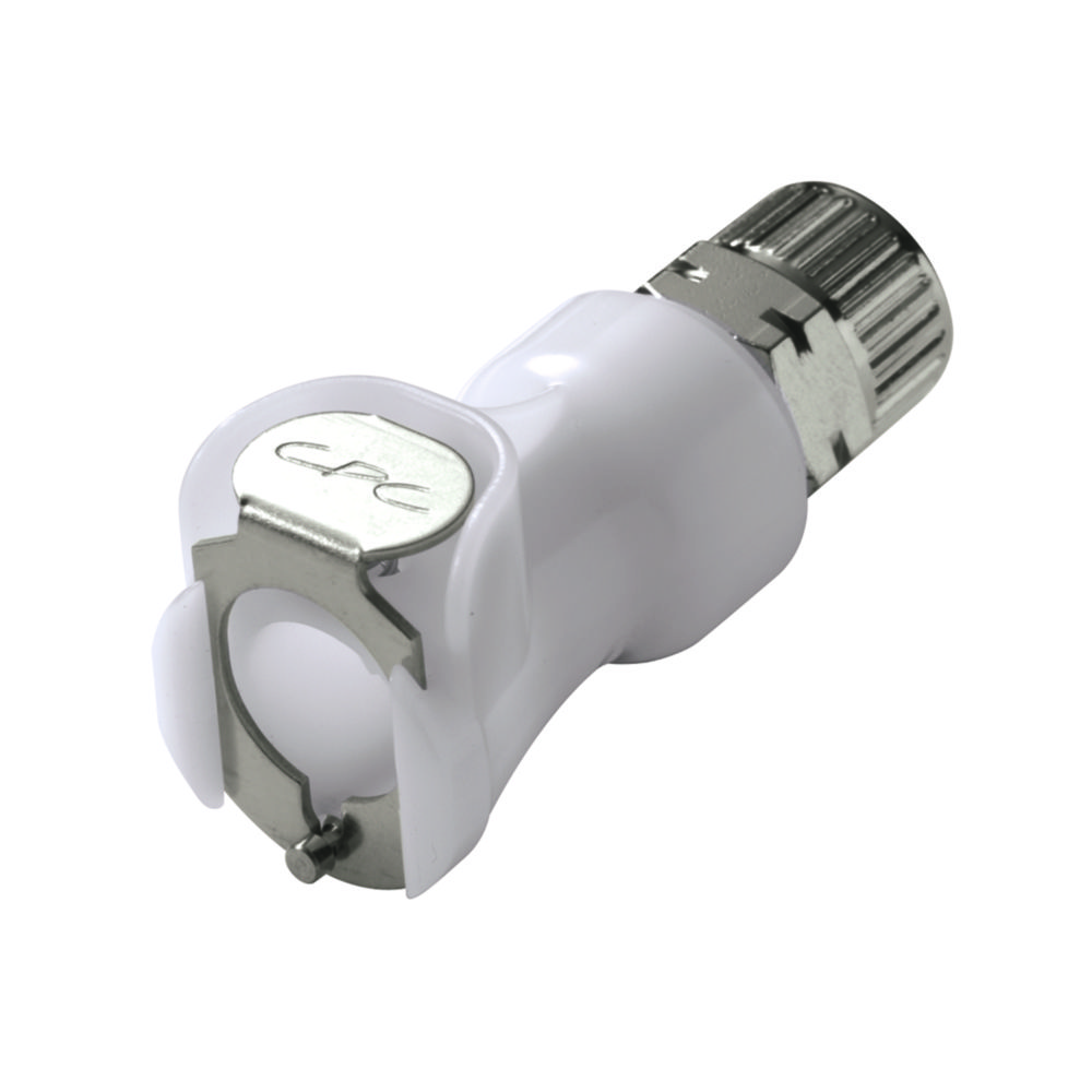 Rýchlospojky s ventilom, séria PLC, acetal
