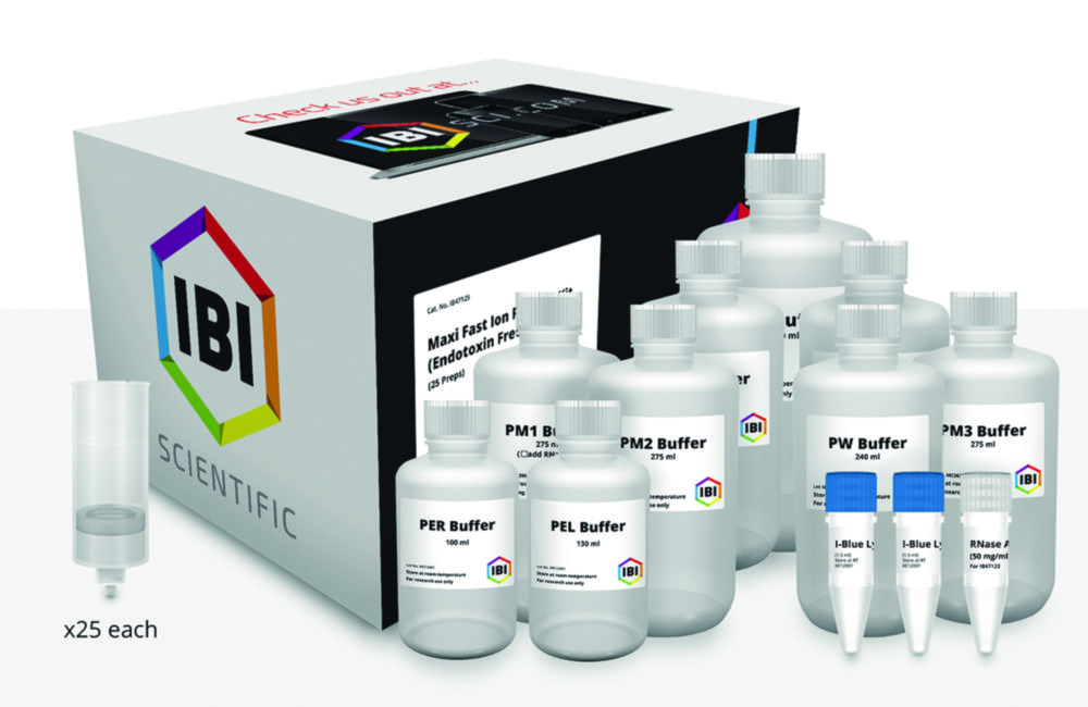 Purifikácia plazmidu<i> </i>Purifikačné súpravy Maxi Fast Ion