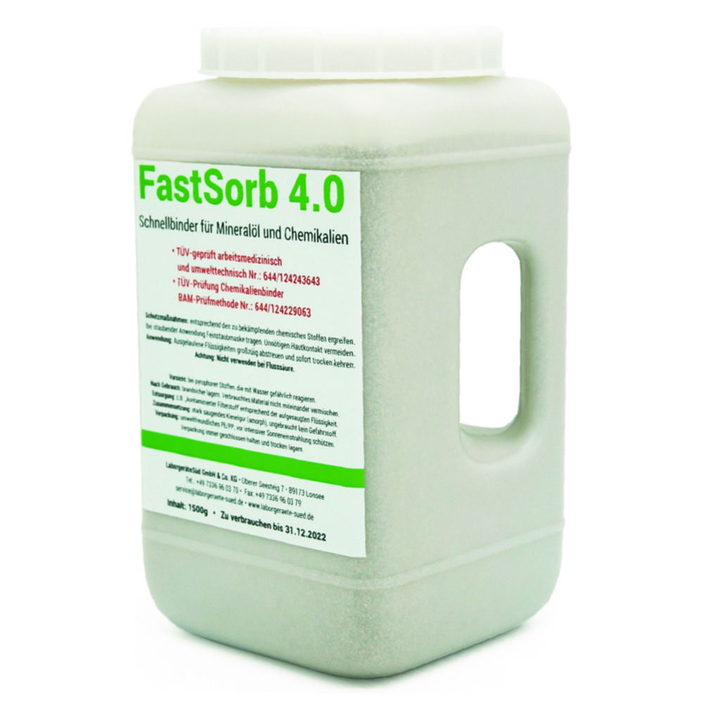 Absorbent, spojivo na olej a chemikálie FastSorb 4.0