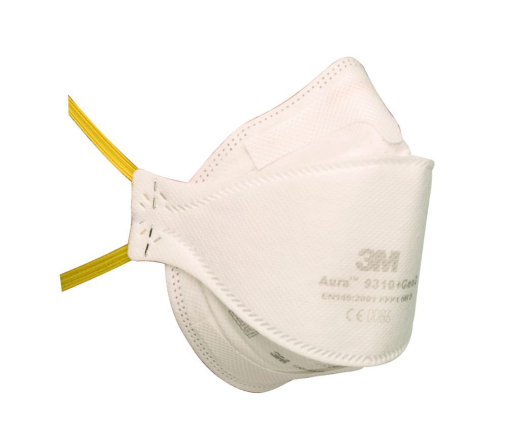 Respirátory Aura™ 9300+Gen3, séria, skladacie masky