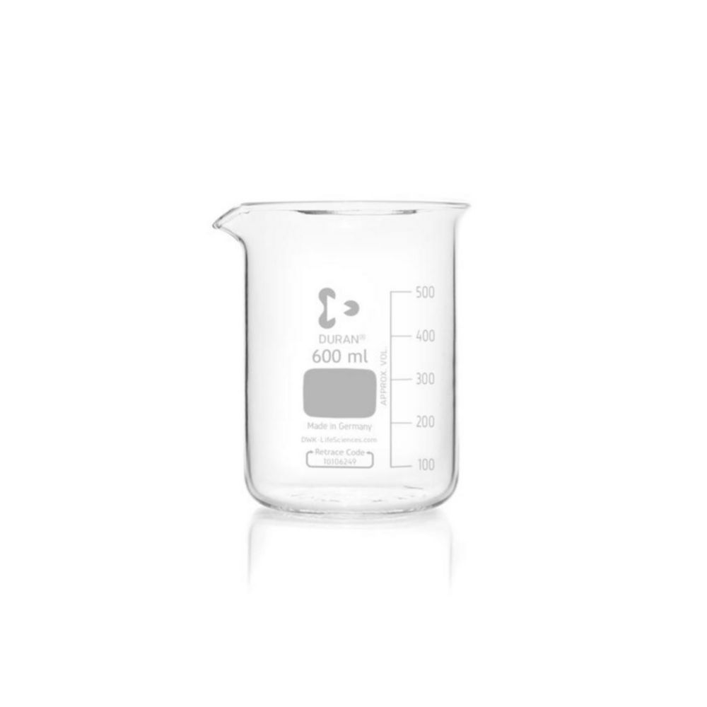 Beakers glass, DURAN<sup>®</sup>, low form
