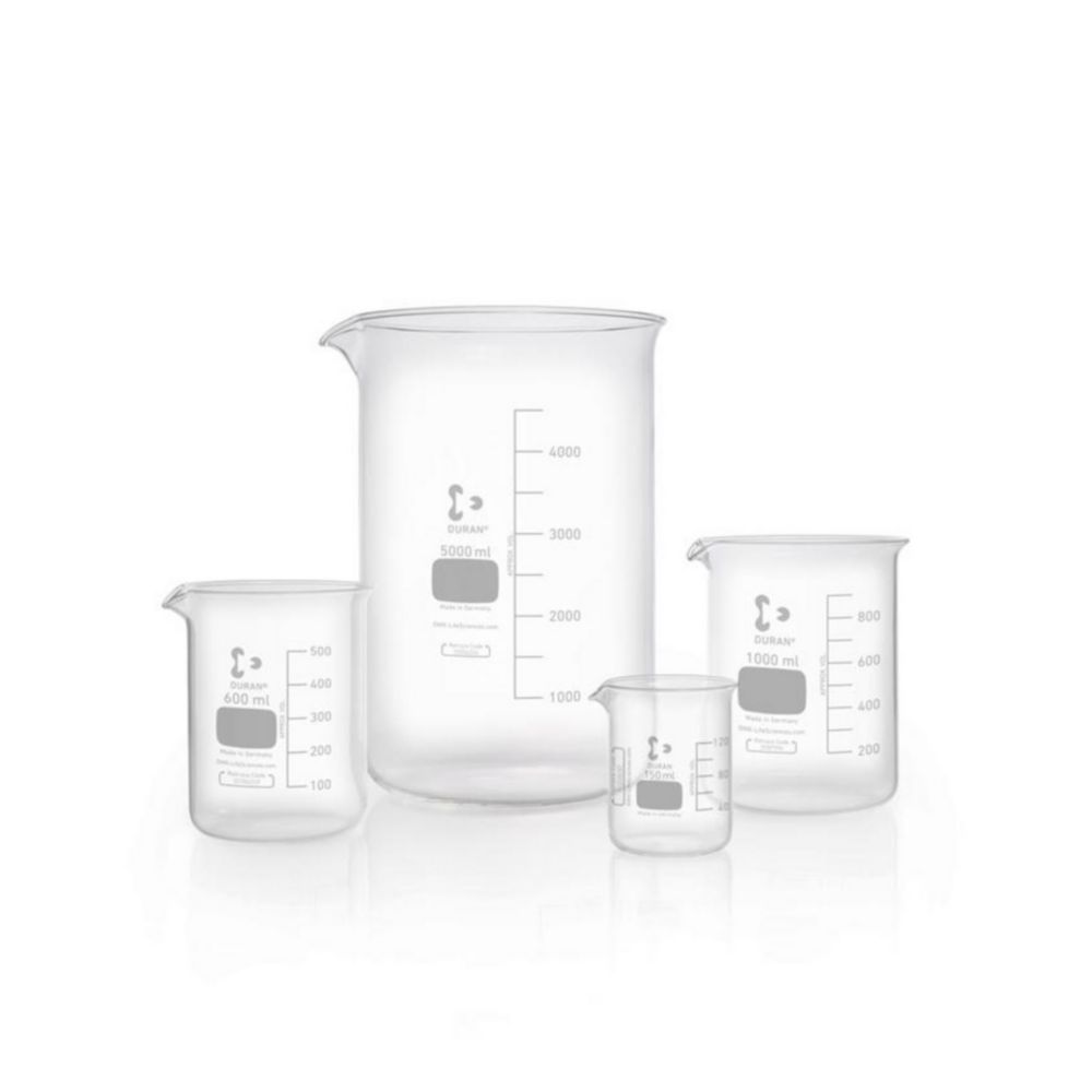 Beakers glass, DURAN<sup>®</sup>, low form