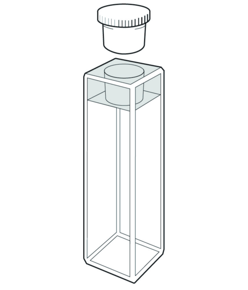 Štandardné obdĺžnikové fluorometrické bunky