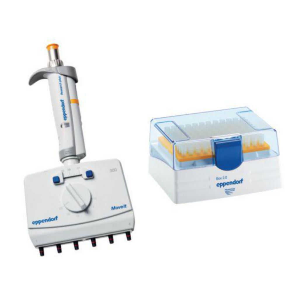 Viackanálové pipety Eppendorf <sup>Research®</sup> plus Move <sup>It®</sup>