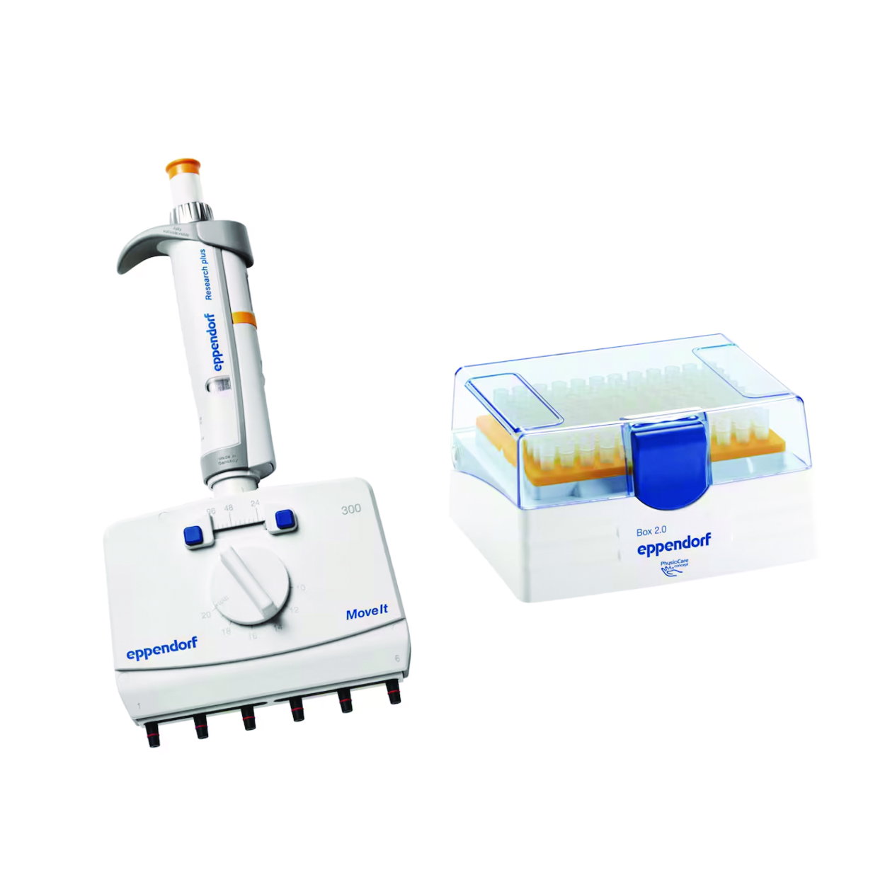 Viackanálové pipety Eppendorf <sup>Research®</sup> plus Move <sup>It®</sup>