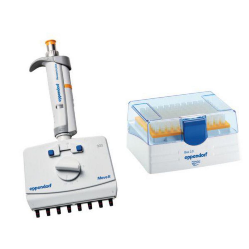 Viackanálové pipety Eppendorf <sup>Research®</sup> plus Move <sup>It®</sup>