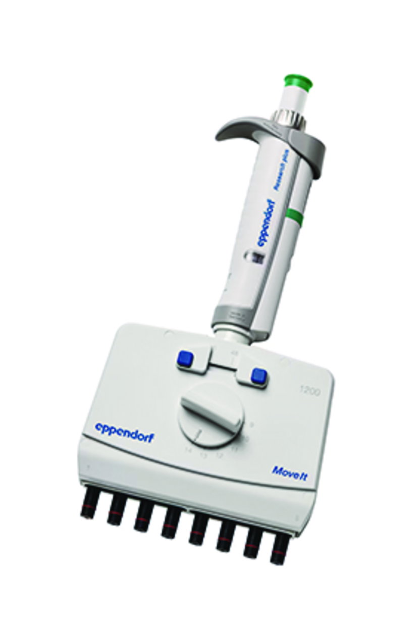 Viackanálové pipety Eppendorf <sup>Research®</sup> plus Move <sup>It®</sup>