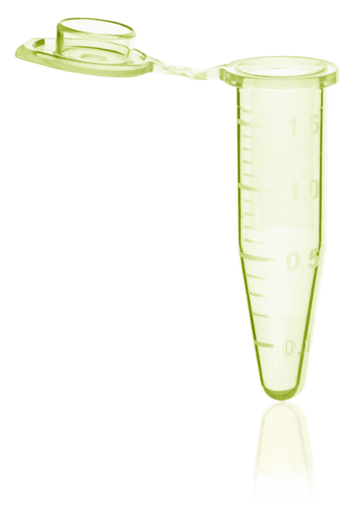 Reakčné skúmavky s pripojeným viečkom, PP, BIO-CERT® PCR QUALITY