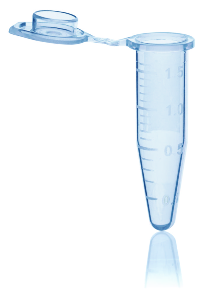 Reakčné skúmavky s pripojeným viečkom, PP, BIO-CERT® PCR QUALITY