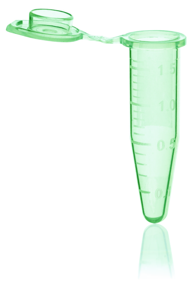 Reakčné skúmavky s pripojeným viečkom, PP, BIO-CERT® PCR QUALITY