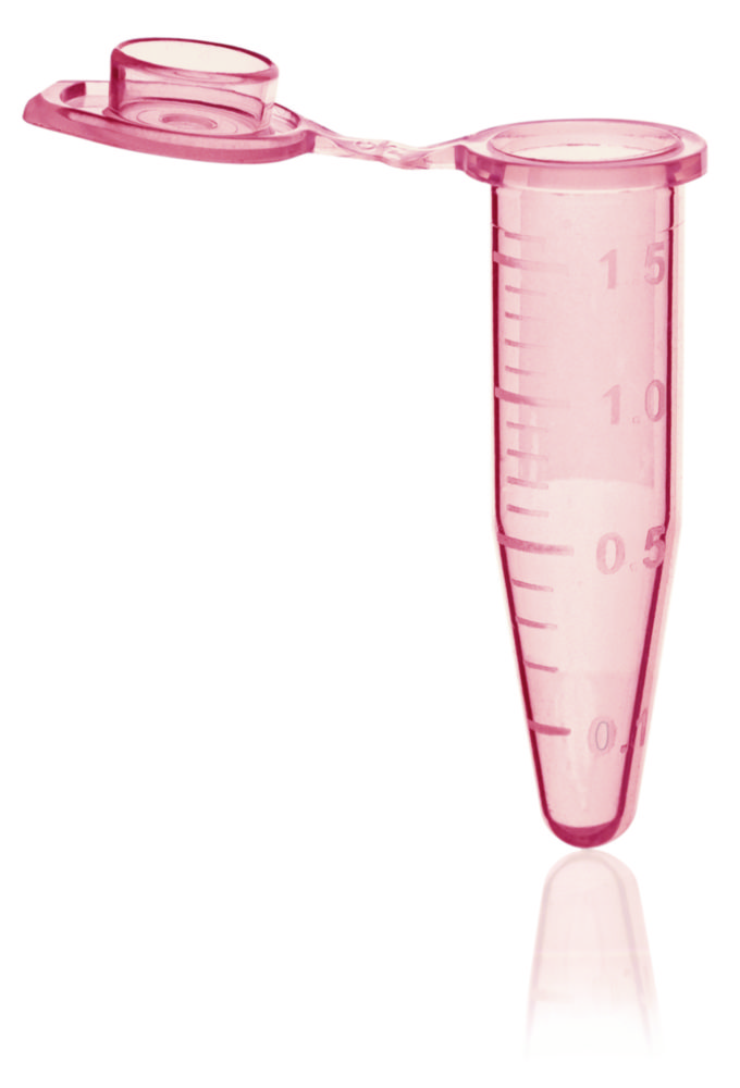 Reakčné skúmavky s pripojeným viečkom, PP, BIO-CERT® PCR QUALITY