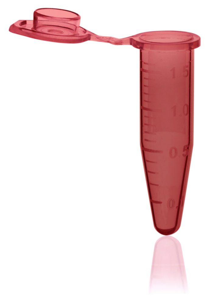 Reakčné skúmavky s pripojeným viečkom, PP, BIO-CERT® PCR QUALITY