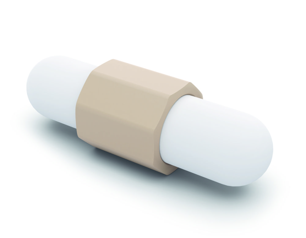 Magnetické miešacie tyče IKAFLON posuvné, okrúhle, PTFE