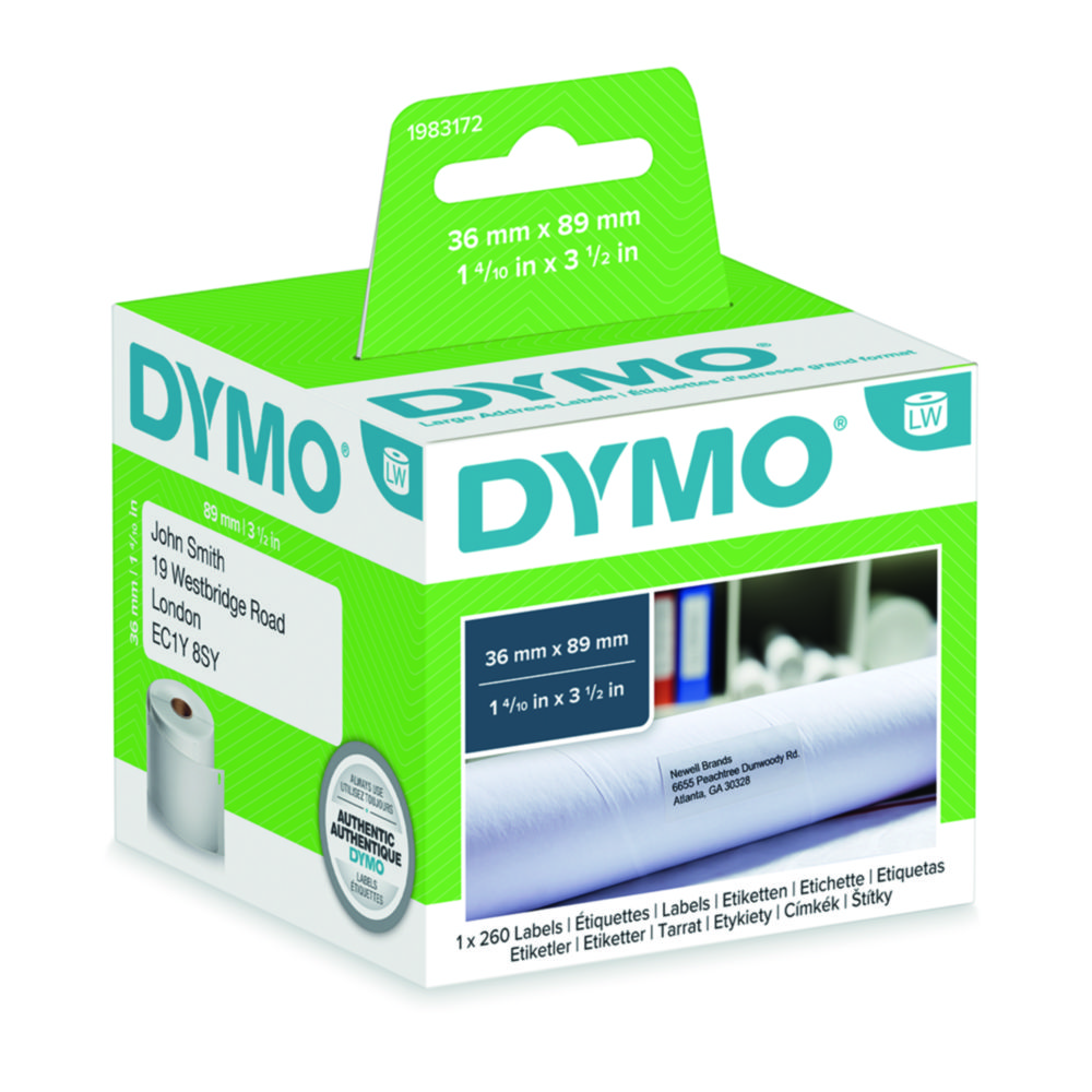 Štítky LabelWriter™ pre tlačiarne štítkov <sup>DYMO®</sup> 