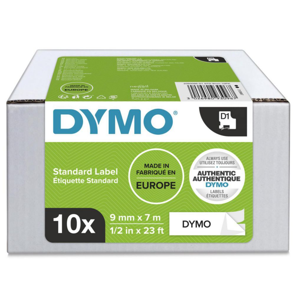 D1 Pásky na štítky pre tlačiarne štítkov <sup>DYMO®</sup> 