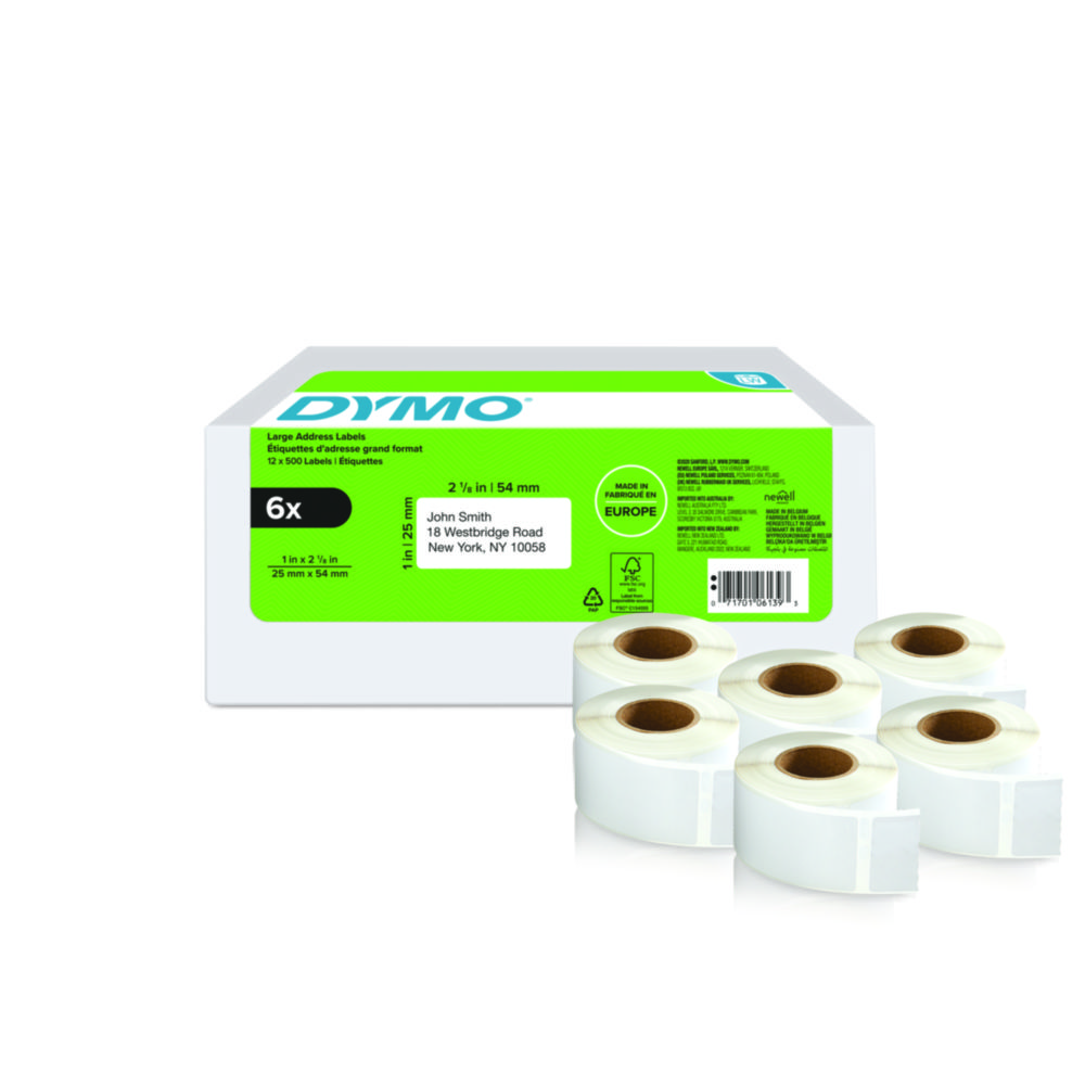Štítky LabelWriter™ pre tlačiarne štítkov <sup>DYMO®</sup> 