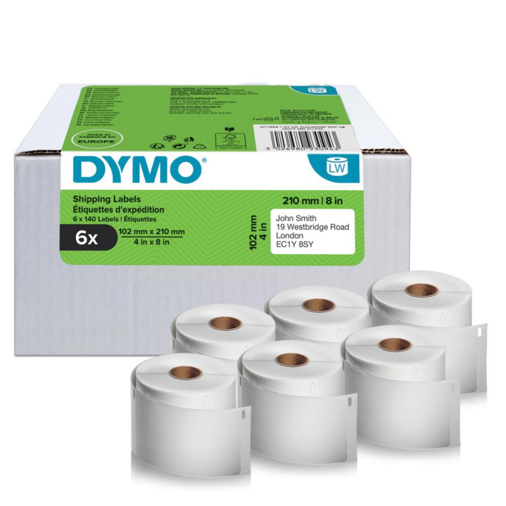 Štítky LabelWriter™ pre tlačiarne štítkov <sup>DYMO®</sup> 