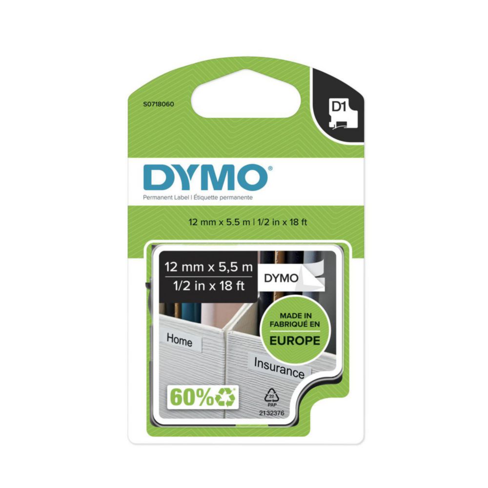 D1 Vysoko výkonné pásky na štítky pre tlačiarne štítkov <sup>DYMO®</sup> 