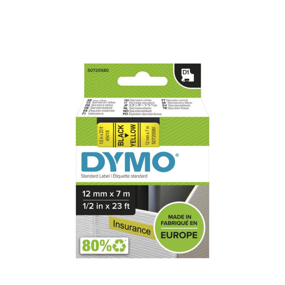 D1 Pásky na štítky pre tlačiarne štítkov <sup>DYMO®</sup> 