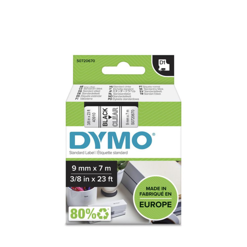 D1 Pásky na štítky pre tlačiarne štítkov <sup>DYMO®</sup> 