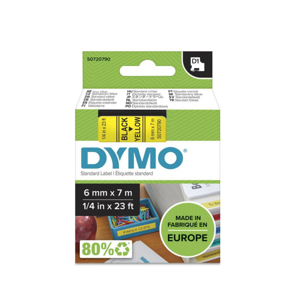 D1 Pásky na štítky pre tlačiarne štítkov <sup>DYMO®</sup> 