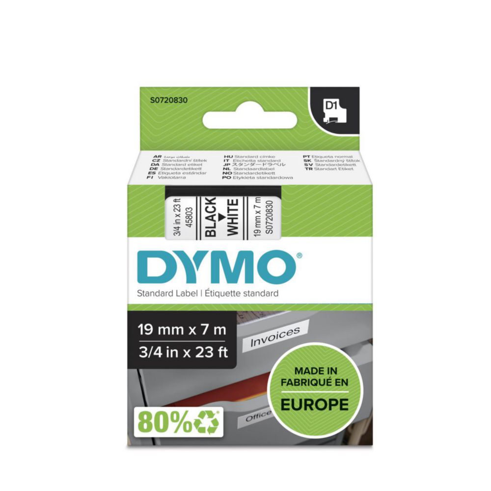 D1 Pásky na štítky pre tlačiarne štítkov <sup>DYMO®</sup> 