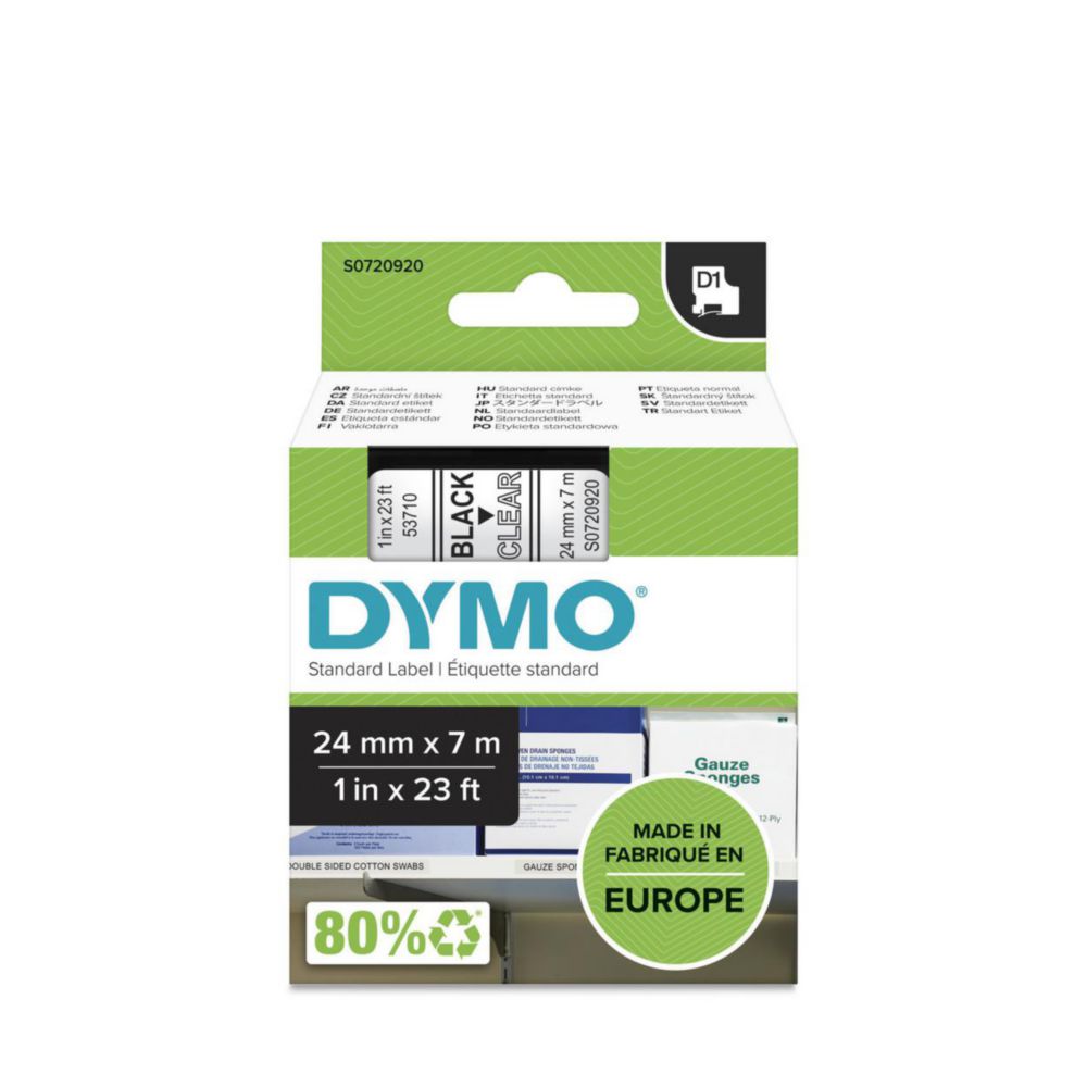D1 Pásky na štítky pre tlačiarne štítkov <sup>DYMO®</sup> 